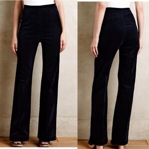 Alexa Chung X Adriano Goldschmied Laura Wide Leg Corduroy Stretch Pants Size 31